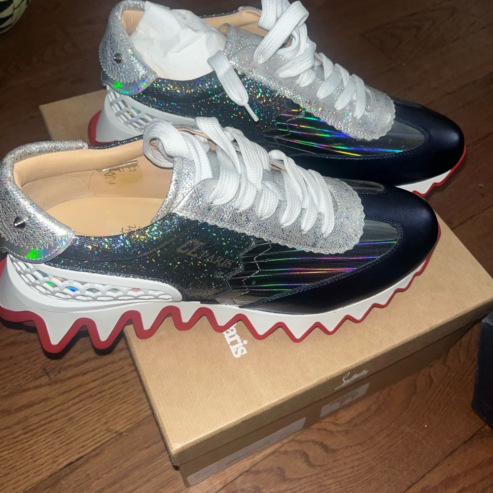 Red bottom sneakers